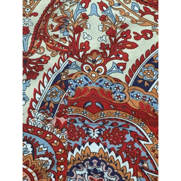 CCC Boho Halter Crisscross Scarf Retro Paisley Blouse Vintage Inspired Style Lg - Picture 9 of 9